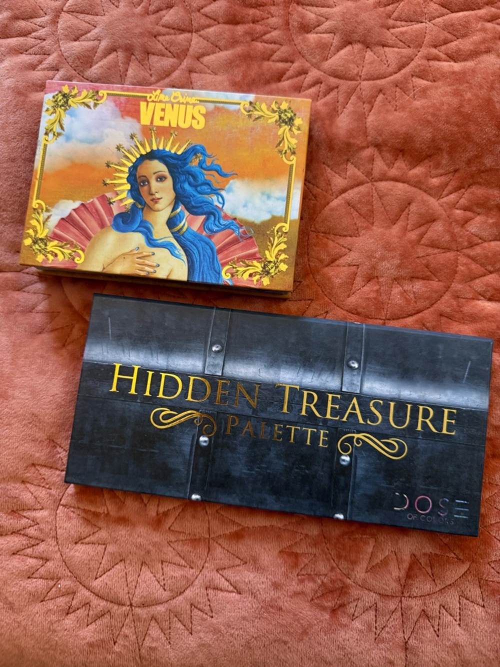 Lime Crime Venus Palette — Orange and Blue Artwork